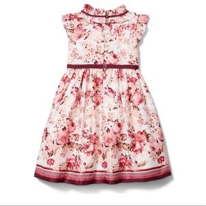 Janie and Jack Floral Flutter Sleeve Dress